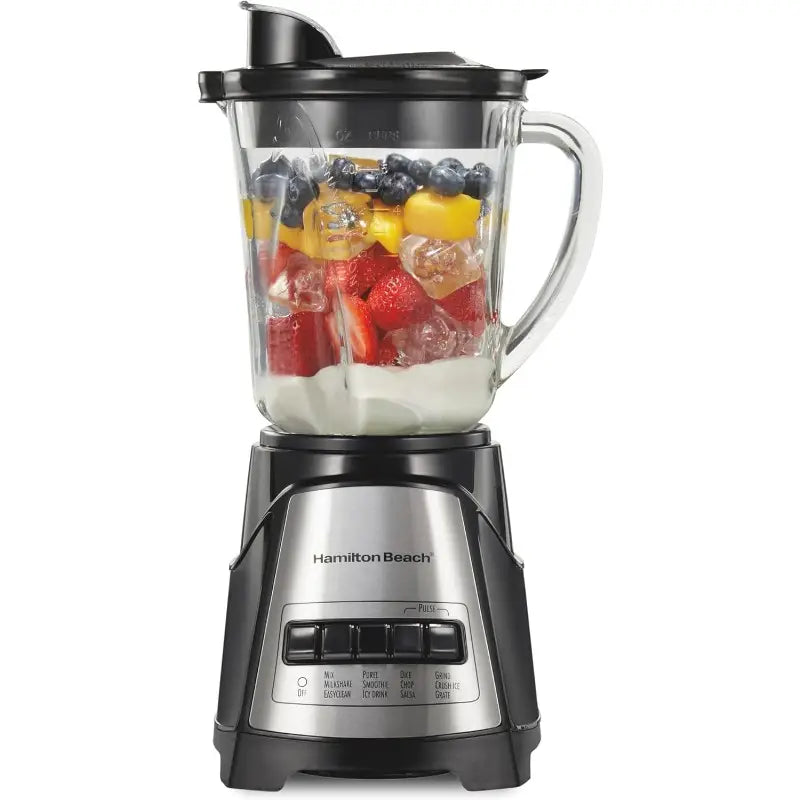 Power Elite Wave Action Blender - Heavy-Duty 700W Blender with 12 Functions